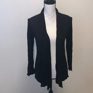 Jillian Nicole black lightweight open cardigan